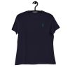 womens relaxed t shirt navy front 62b0c74f05181
