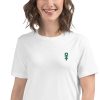 womens relaxed t shirt white zoomed in 62b0c74f0451a