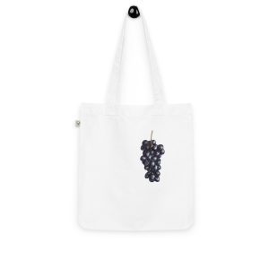 organic fashion tote bag white front 62cbd5a36d721