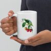 white glossy mug 15oz handle on left 63c90dd3db018